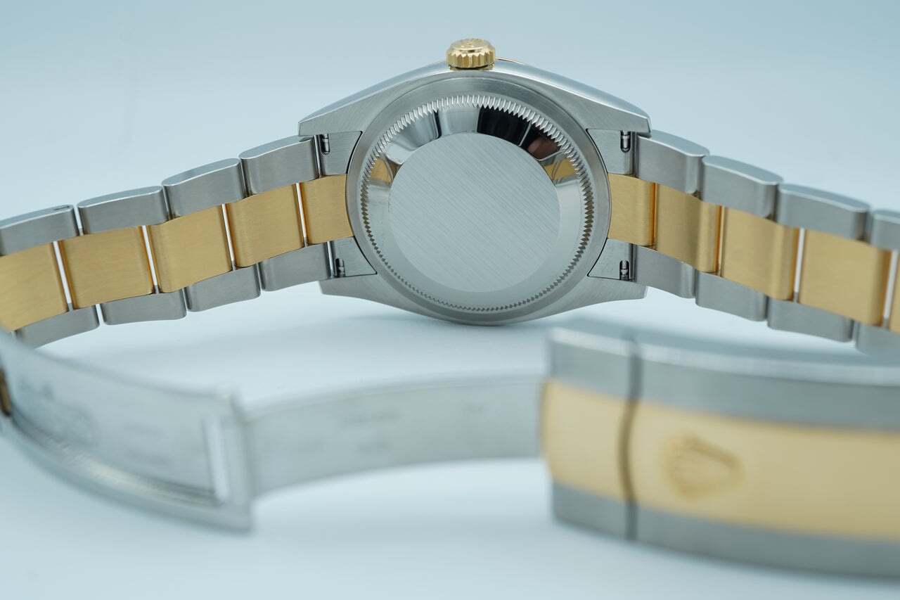 Rolex Datejust 36 Stainless Steel and Yellow Gold Champagne Diamond Dial 126233