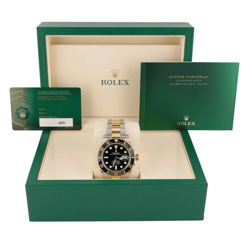 Rolex Submariner Date Stainless Steel and Yellow Gold Black Dial 126613LN