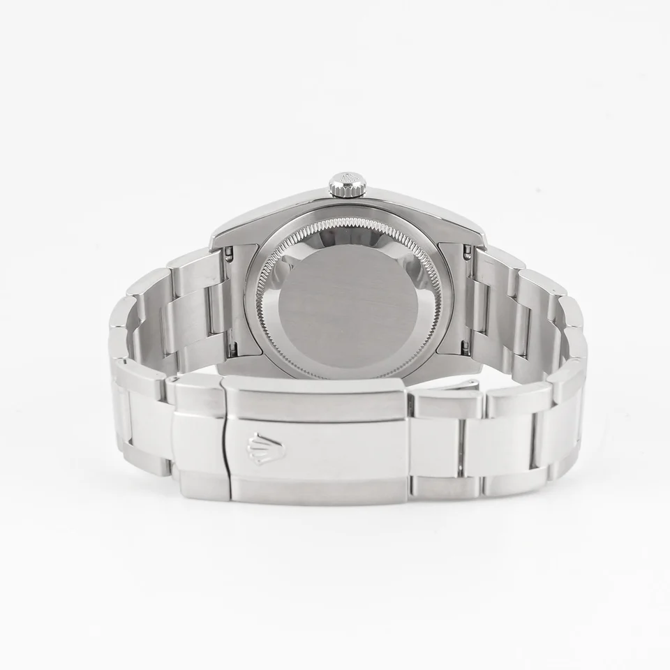 Rolex Datejust 36 Stainless Steel and White Gold Silver Arabic Dial 116234