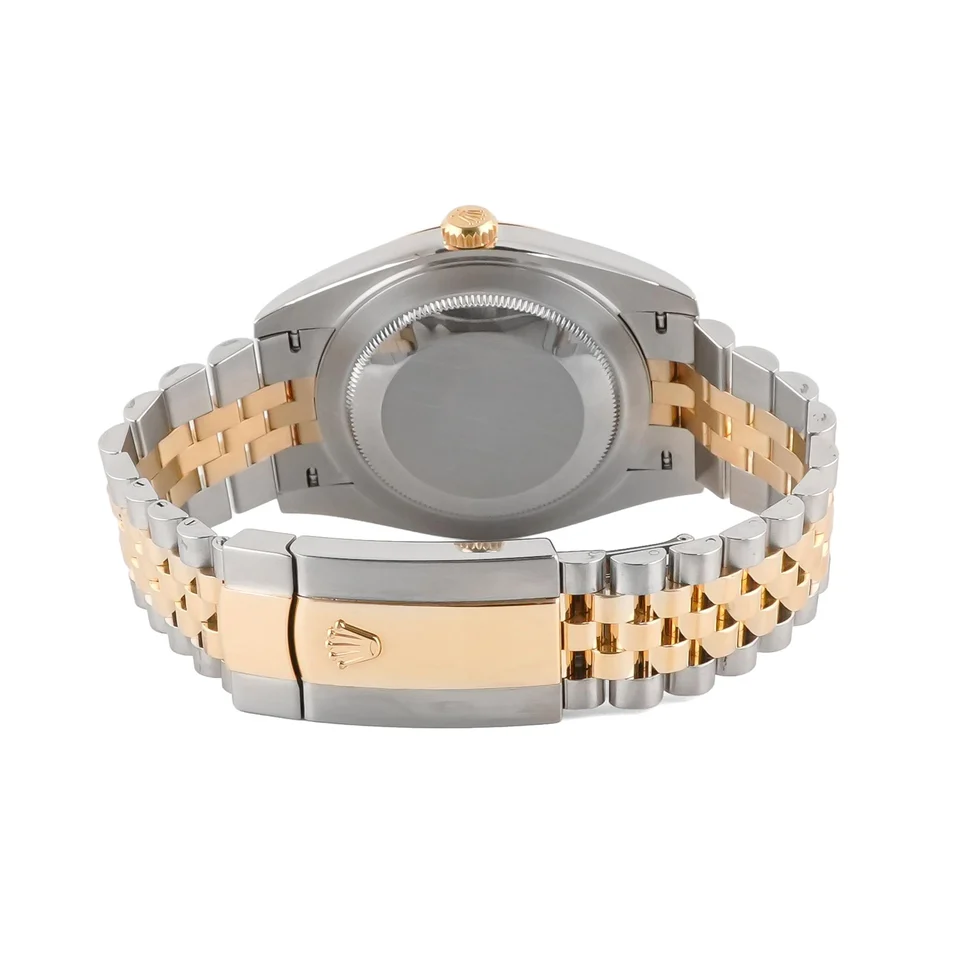 Rolex Datejust Stainless Steel /Yellow Gold Champagne Diamond Dial 126333