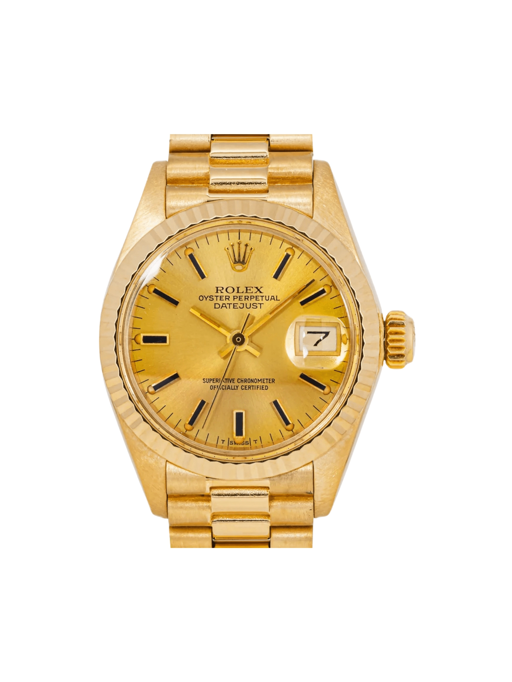 Rolex Lady-Datejust Yellow Gold Champagne Dial 6917