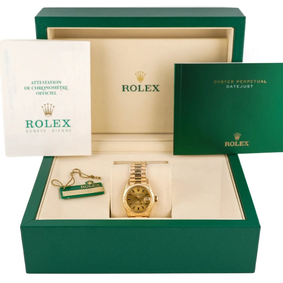 Rolex Lady-Datejust Yellow Gold Champagne Dial 6917