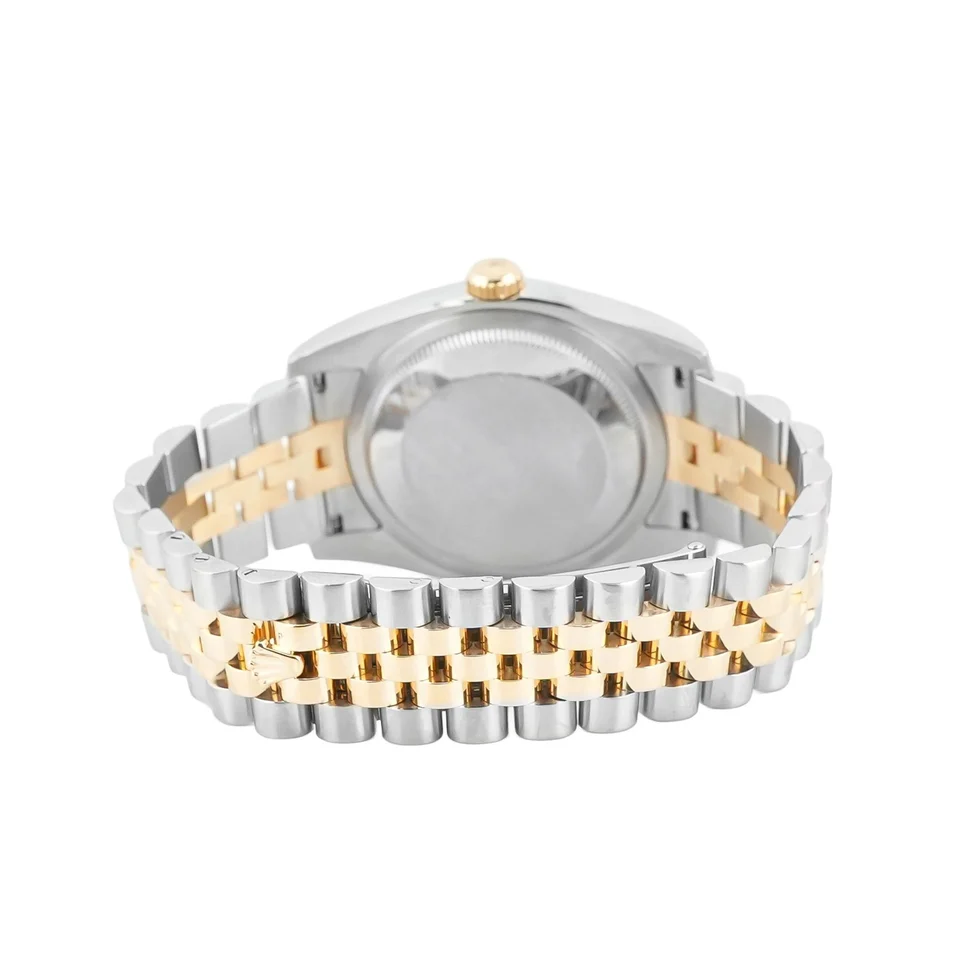 Rolex Datejust 36 Stainless Steel and Yellow Gold White Roman Dial 116233