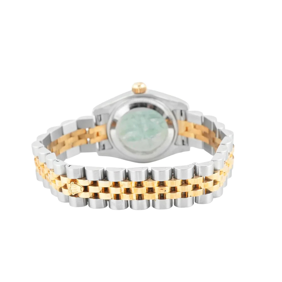 Rolex Lady-Datejust Stainless Steel and Yellow Gold White Arabic Dial 179173