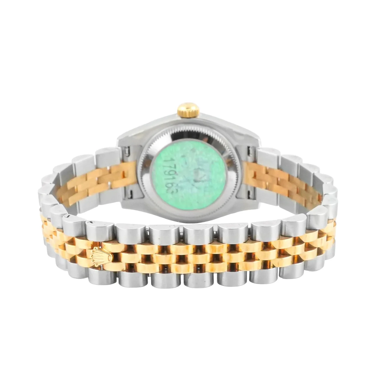 Rolex Lady-Datejust Stainless Steel and Yellow Gold White Stick Dial 179163
