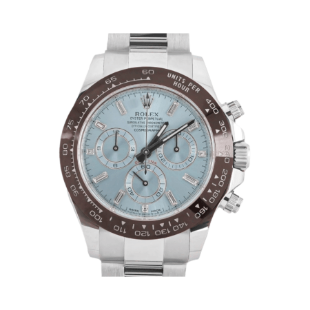 Rolex Daytona Platinum Ice Blue Diamond Dial 116506