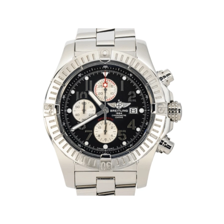 Breitling Avenger Stainless Steel Black Arabic Dial A13370