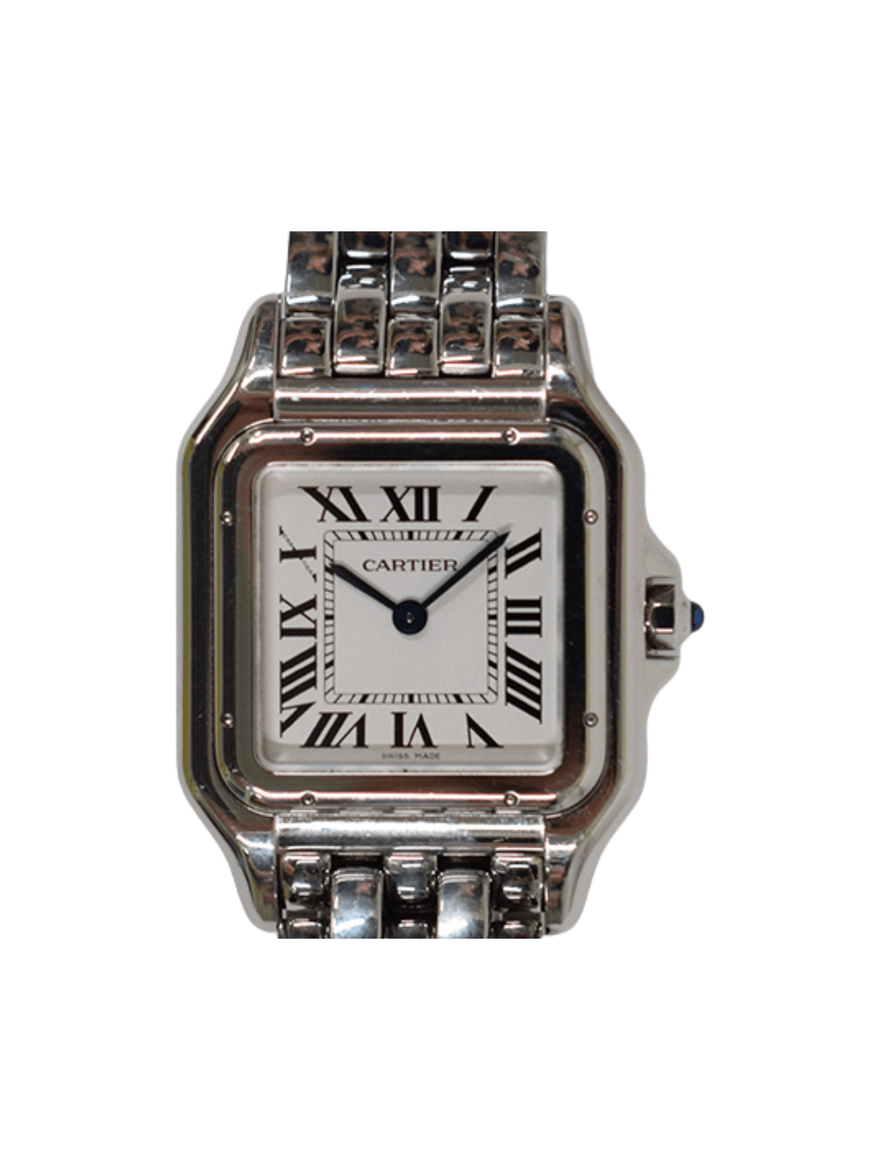 Cartier Panthère de Cartier Stainless Steel White Roman Dial WSPN0007