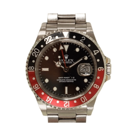 Rolex GMT-Master II Stainless Steel “Coke” Black Dial 16710