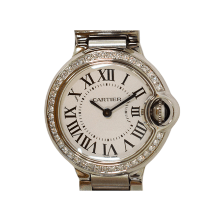Cartier Ballon Bleu Stainless Steel Silver Roman Dial W4BB0015