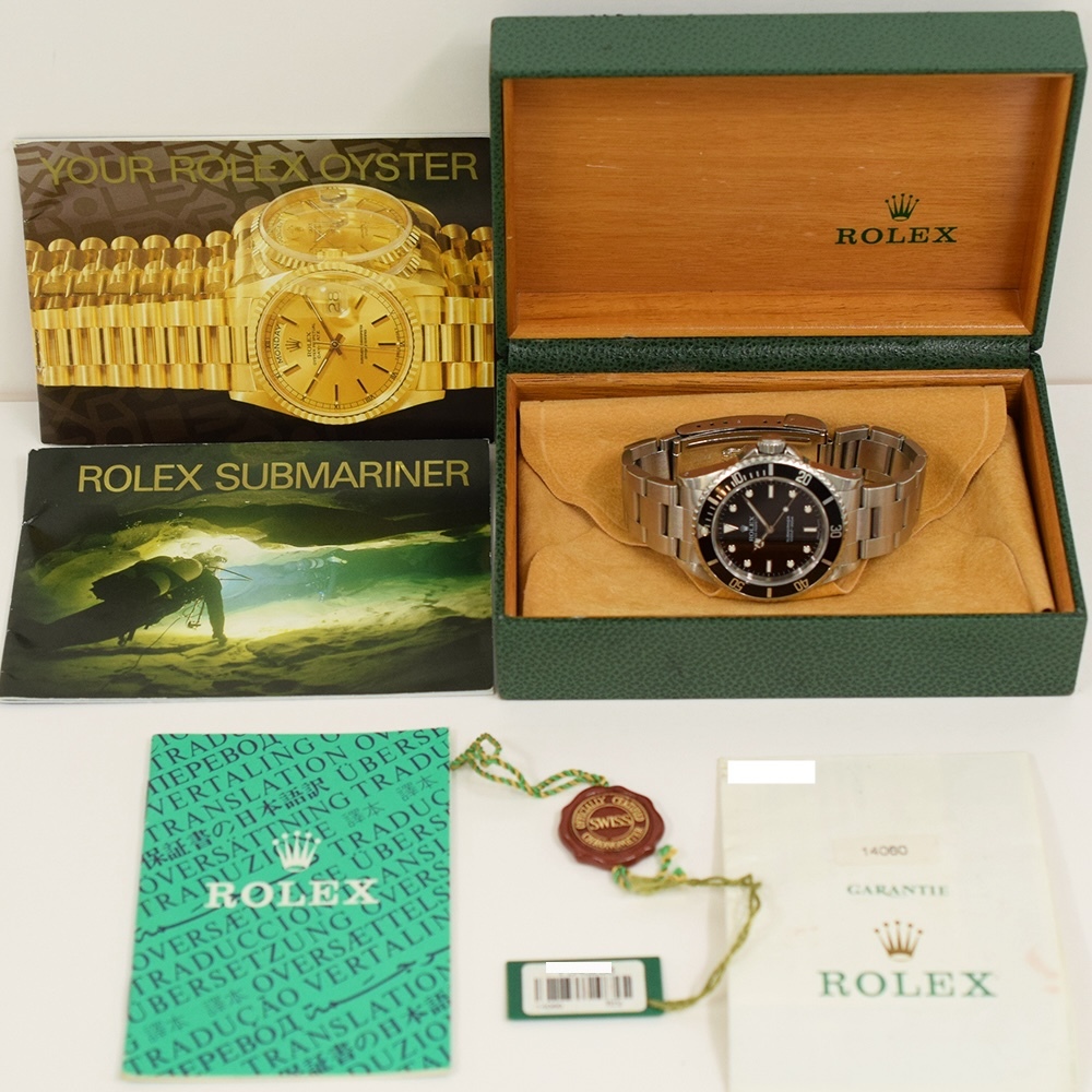 Rolex Submariner (No Date) Stainless Steel Black Dial 14060