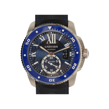Cartier Calibre De Cartier Diver Stainless Steel Blue Roman Dial WSCA0010