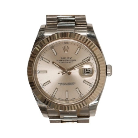 Rolex Datejust 41Mm Steel And White Gold 126334