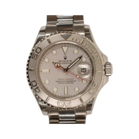 Rolex Yacht-Master 40 Stainless Steel Platinum Dial 16622