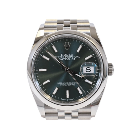 Rolex Datejust 36 Stainless Steel Mint Green Dial 126200