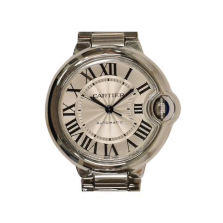 Cartier Ballon Bleu Stainless Steel Silver Roman Dial W6920071
