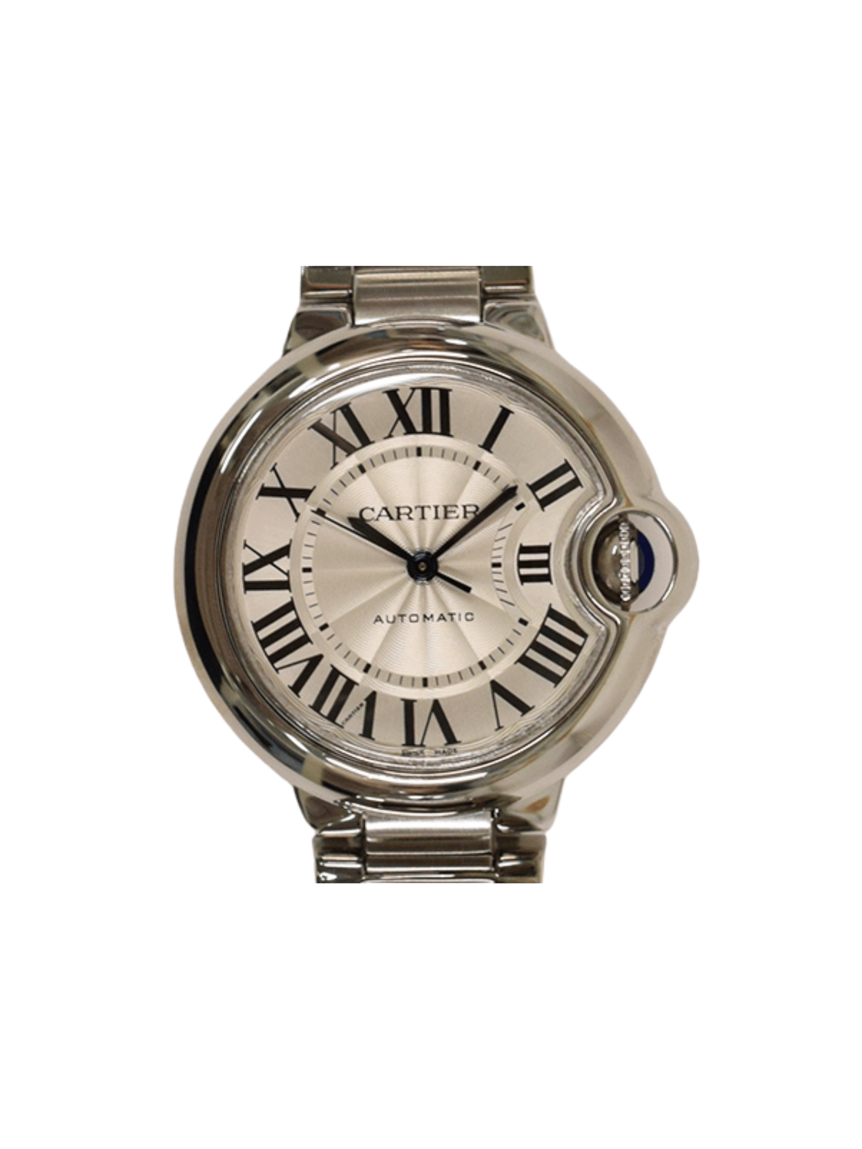 Cartier Ballon Bleu Stainless Steel Silver Roman Dial W6920071