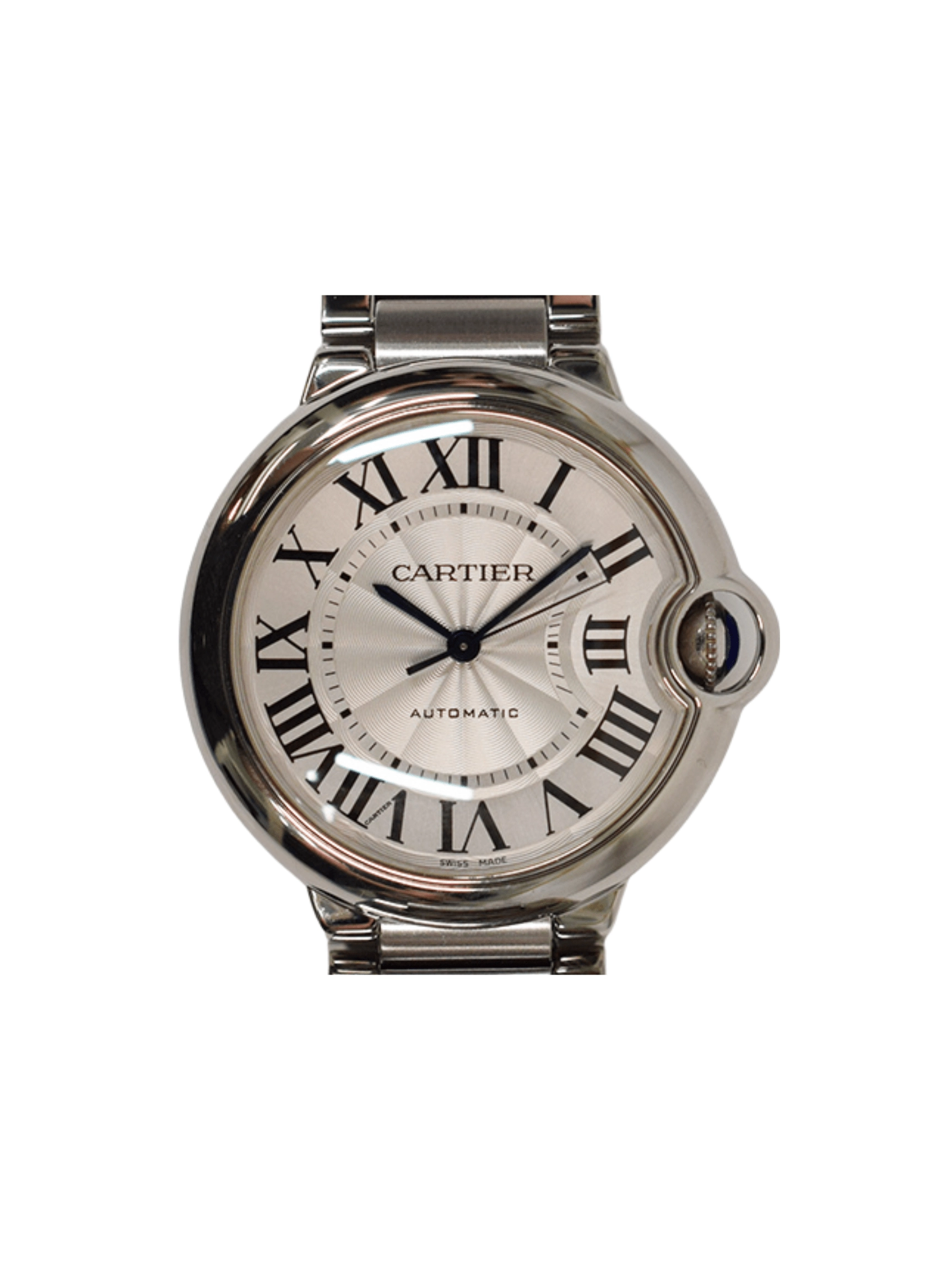 Cartier Ballon Bleu Stainless Steel Silver Roman Dial W6920046