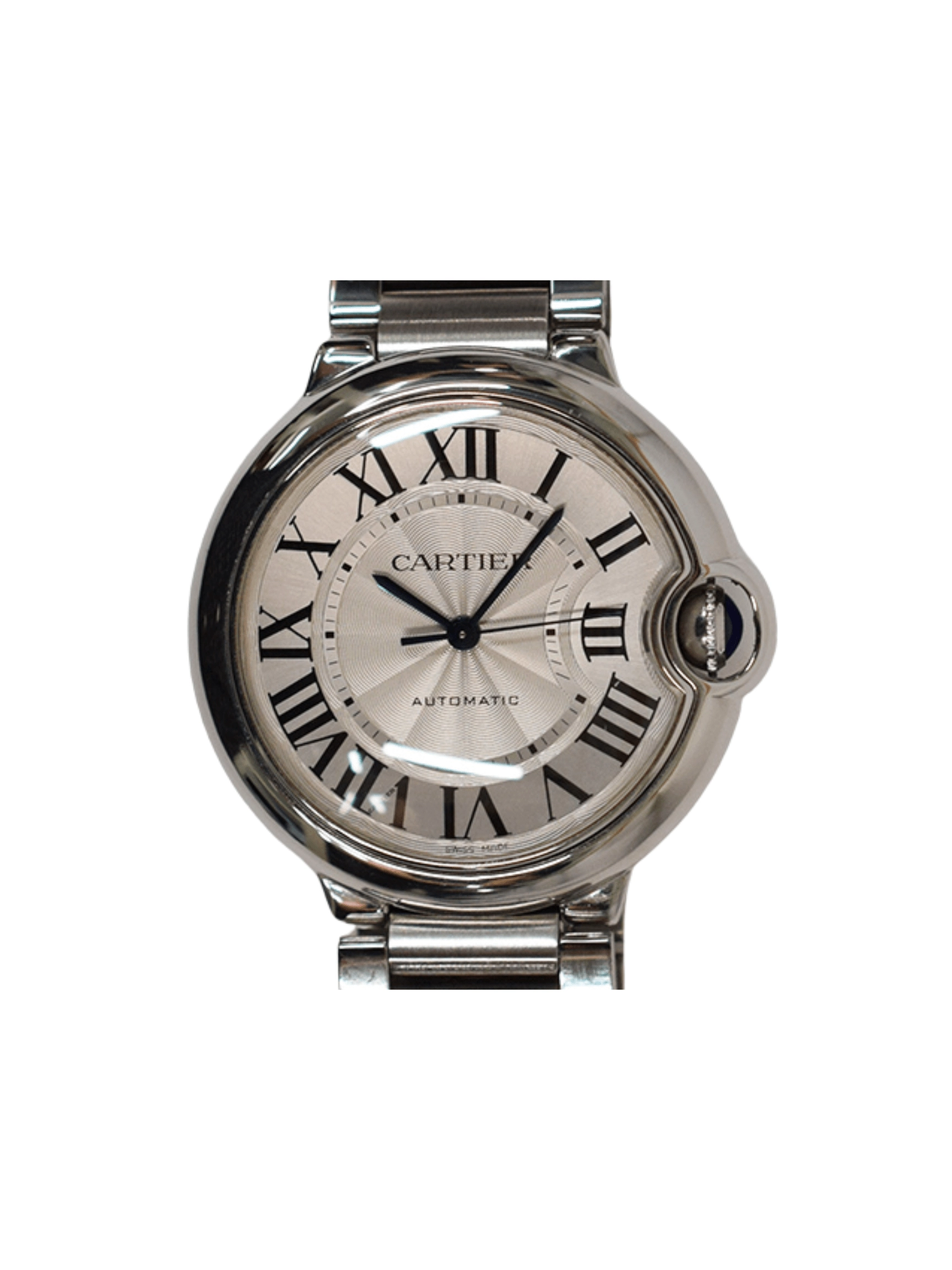 Cartier Ballon Bleu Stainless Steel Silver Roman Dial W6920046
