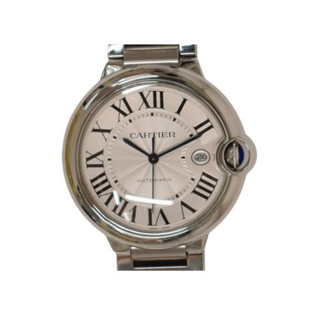 Cartier Ballon Bleu Stainless Steel Silver Roman Dial WSBB0049