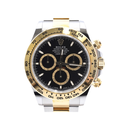 Rolex Daytona Stainless Steel and Yellow Gold Black Dial 126503