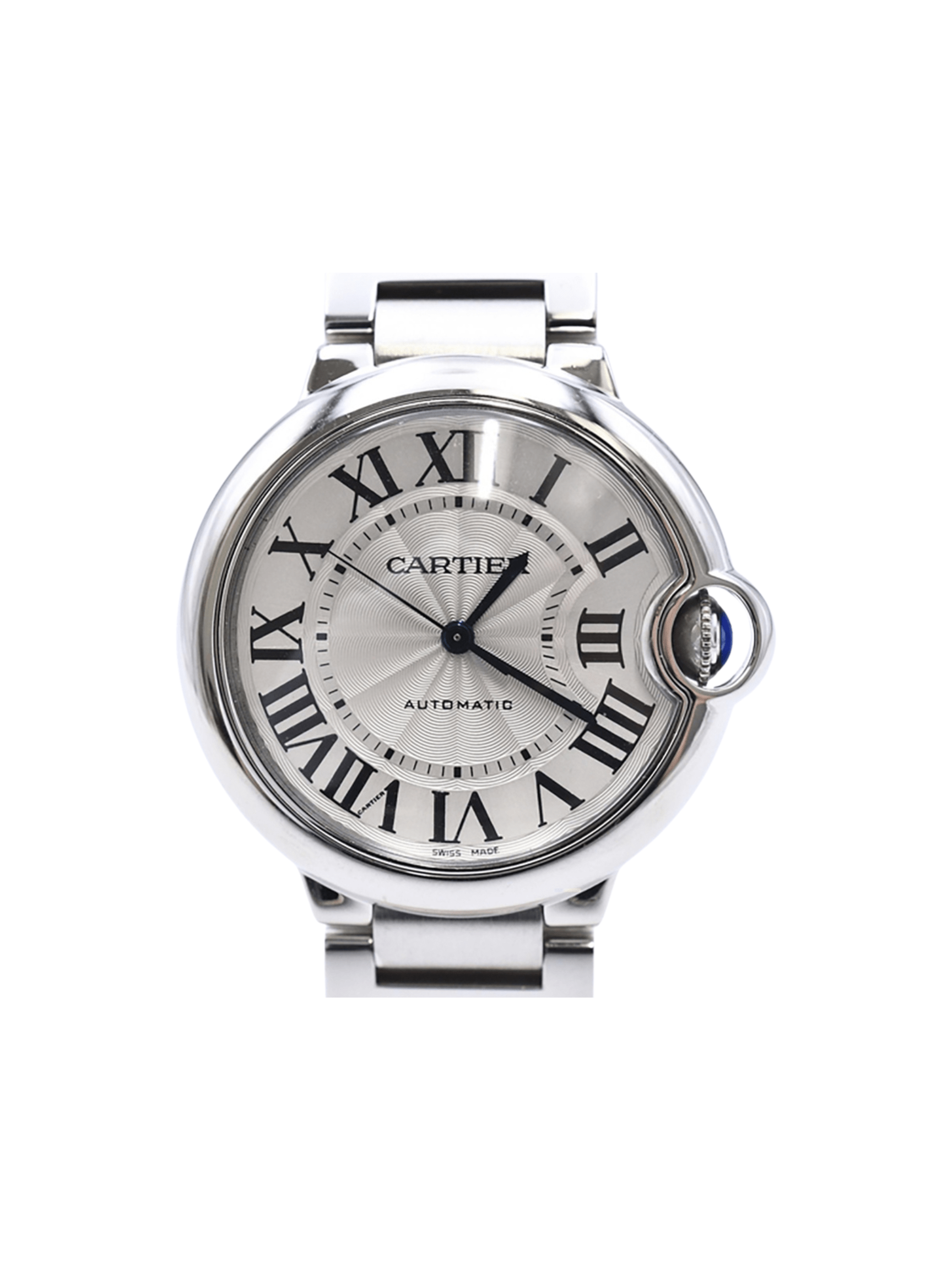 Cartier Ballon Bleu Stainless Steel Silver Roman Dial W6920046