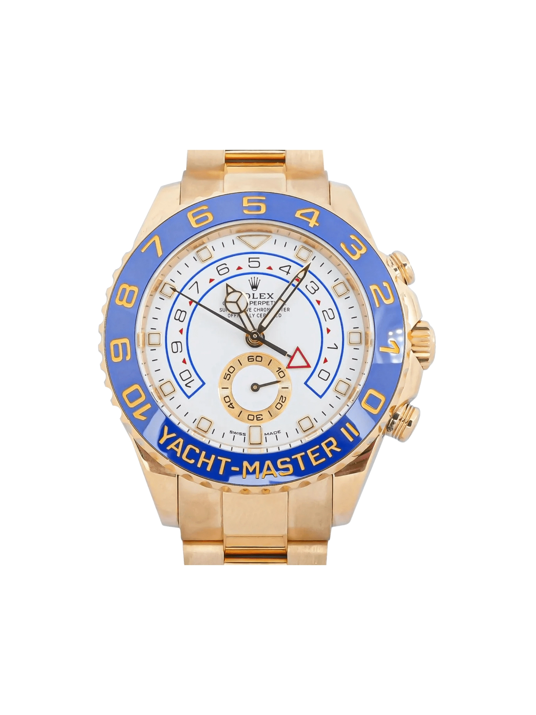 Rolex Yacht-Master II Yellow Gold White Dial 116688