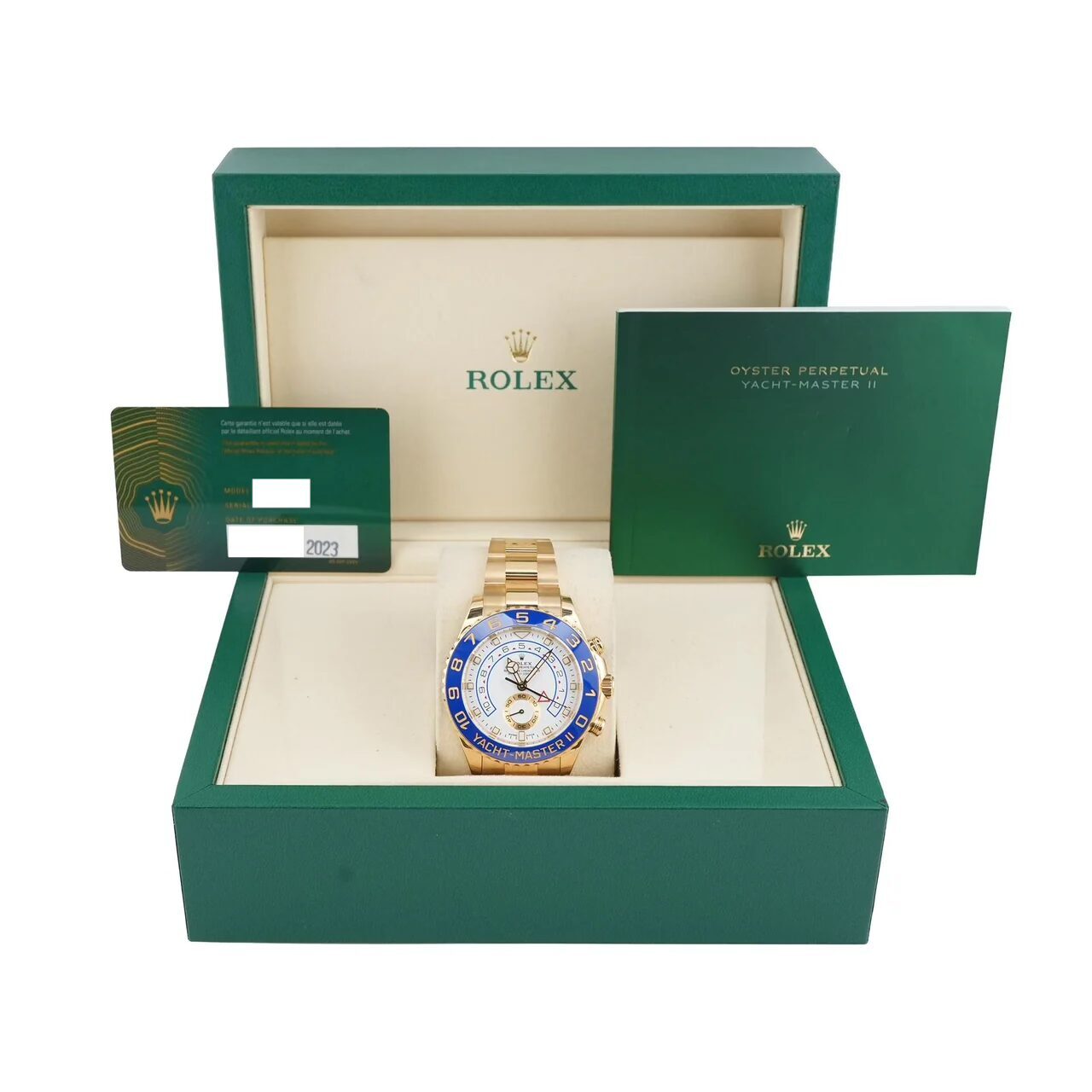 Rolex Yacht-Master II Yellow Gold White Dial 116688