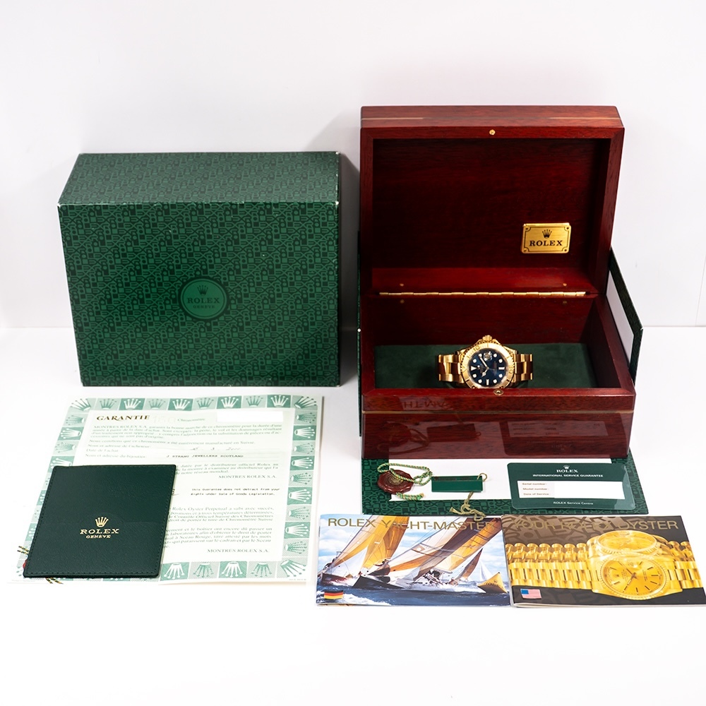 Rolex Yacht-Master 40 Yellow Gold Blue Dial 16628