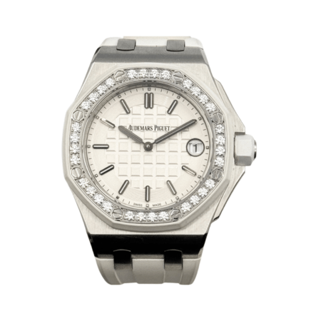 Audemars Piguet Royal Oak Offshore Stainless Steel Diamond-Set White Dial 67540SK.ZZ.A010CA.01