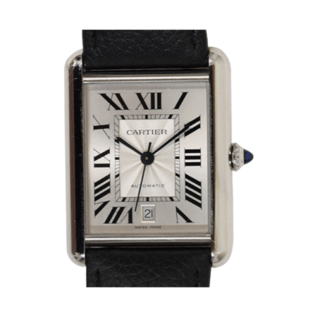 Cartier Tank Must XL Stainless Steel Silver Roman Dial WSTA0040