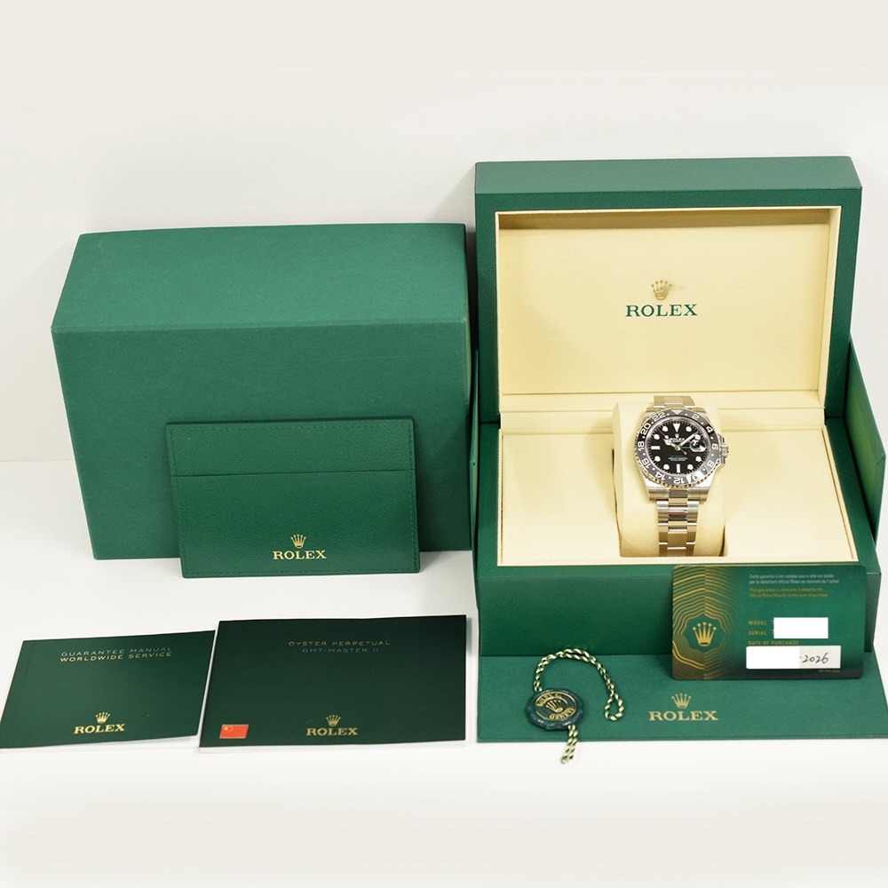 Rolex GMT-Master II "Bruce Wayne" Stainless Steel Black Dial 126710GRNR