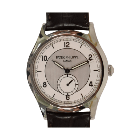 Patek Philippe Calatrava "Geneva Boutique" Stainless Steel Silver Arabic Dial 5565A-001
