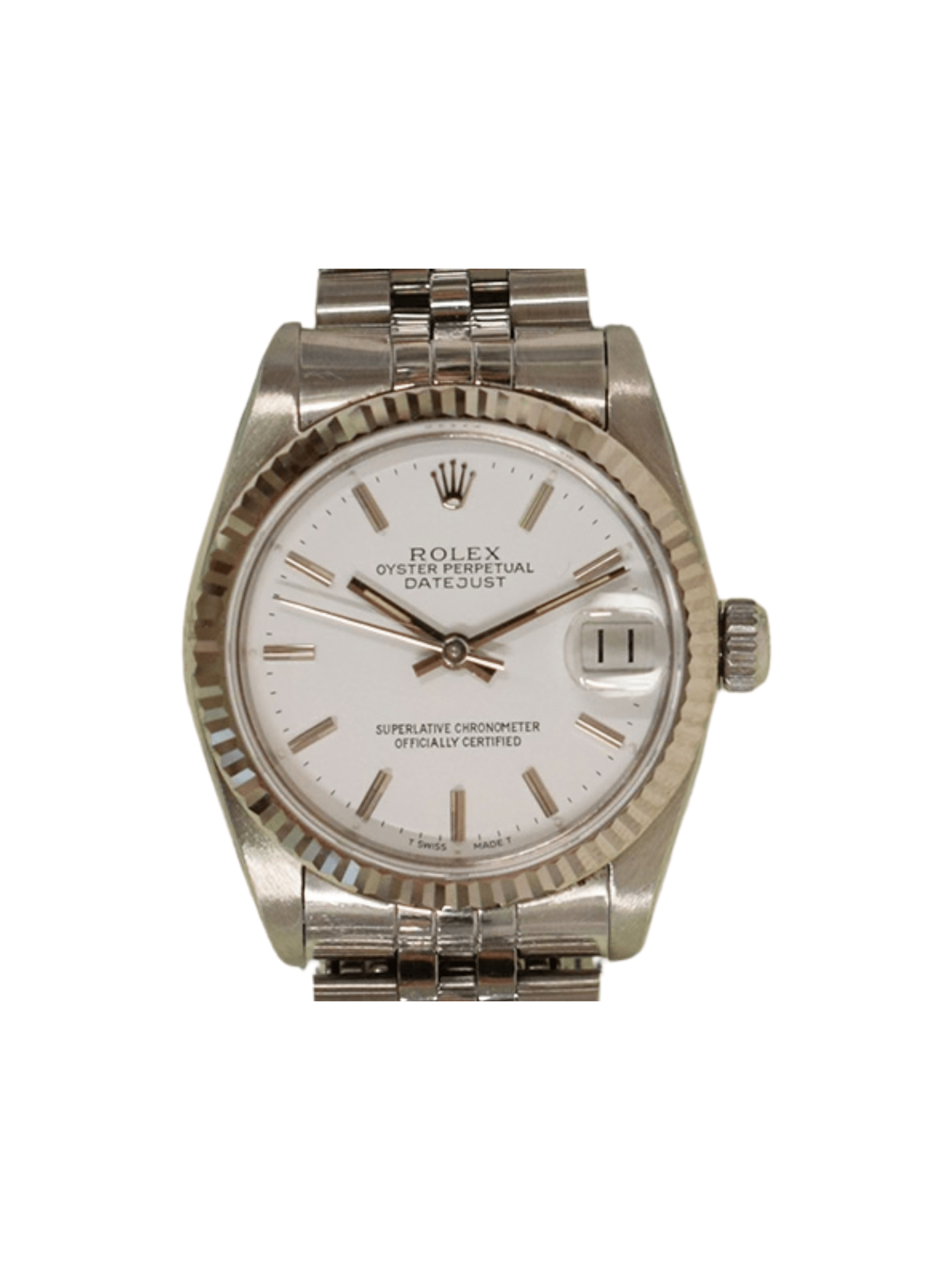 Rolex Lady-Datejust 26 Stainless Steel White Dial 68274