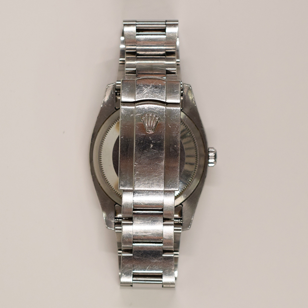Rolex Datejust Turn-O-Graph Stainless Steel and White Gold Black Dial 116264