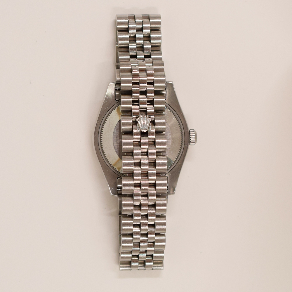 Rolex Datejust Stainless Steel and White Gold White Roman Dial 178274