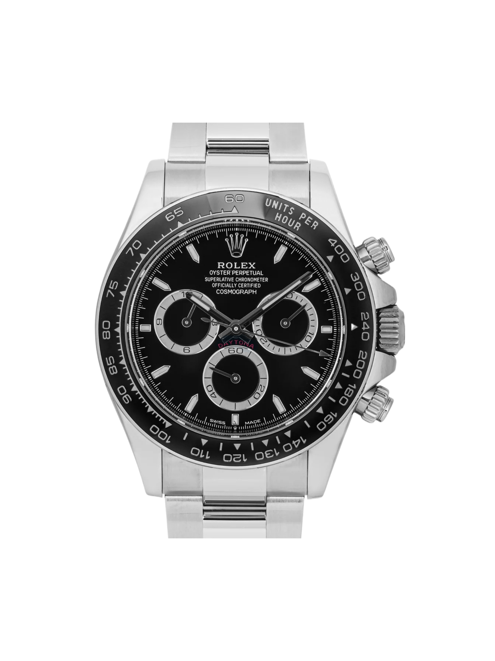 Rolex Daytona Cosmograph Stainless Steel Black Dial 126500LN