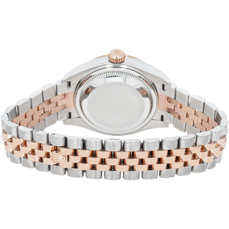 Rolex Lady-Datejust Stainless Steel and Rose Gold Sundust Roman Dial 279171