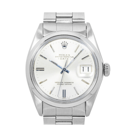 Rolex Oyster Perpetual Date Stainless Steel Silver Dial 1500