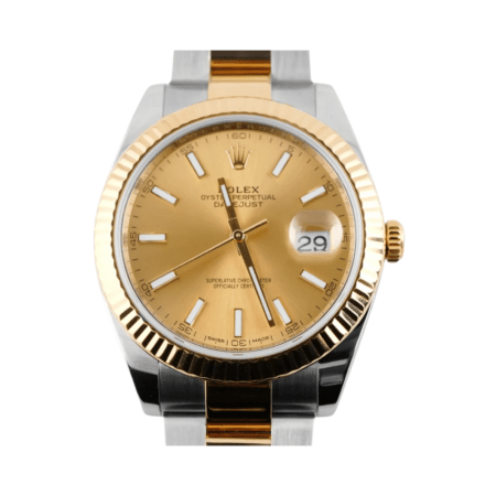 Rolex Datejust Stainless Steel and Yellow Gold Champagne Dial 126333