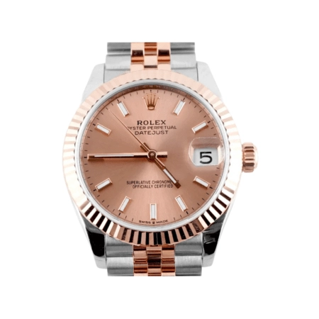 Rolex Datejust Stainless Steel and Rose Gold Pink Dial 278271