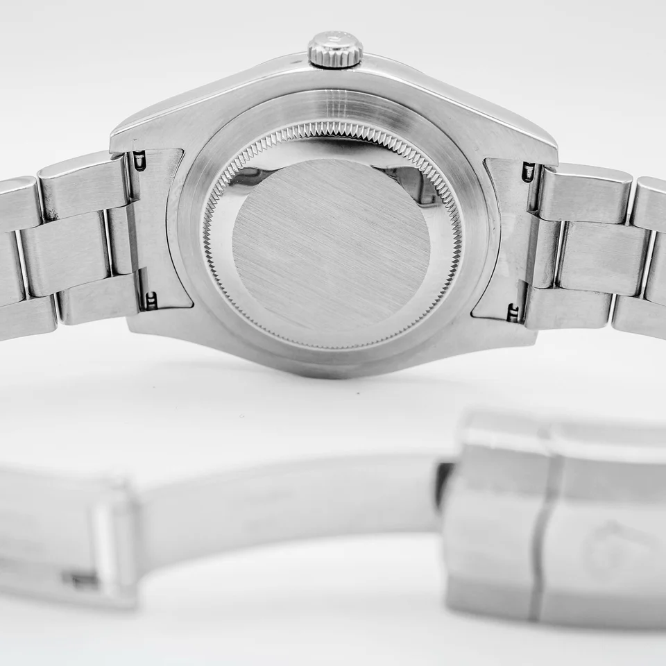 Rolex Datejust II Stainless Steel and White Gold Charcoal Roman Dial 116334