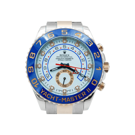 Rolex Yacht-Master II Stainless Steel and Rose Gold White Dial 116681