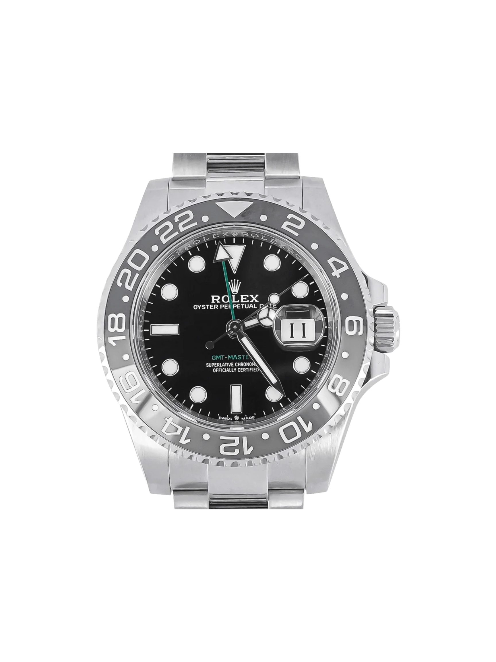 Rolex GMT-Master II "Bruce Wayne" Stainless Steel Black Dial 126710GRNR