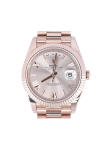Rolex Day-Date 40 Rose Gold Sundust Bevelled Roman Dial 228235