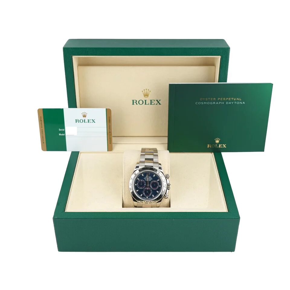 Rolex Daytona White Gold Blue Dial 116509