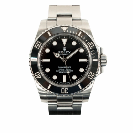 Rolex Submariner (No Date) Stainless Steel Ceramic Bezel Black Dial 114060