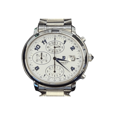 Audemars Piguet Millenary Chronograph Stainless Steel White Arabic Dial 25897ST.OO.1136ST.01