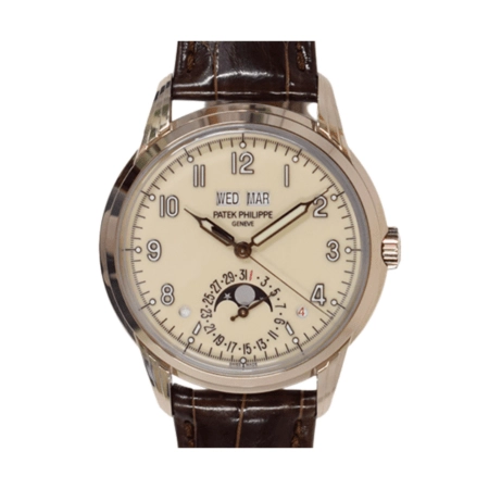 Patek Philippe Perpetual Calendar White Gold Ivory Arabic Dial 5320G-001