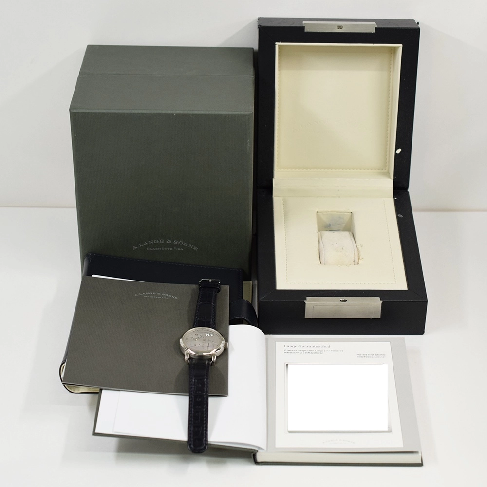A. Lange & Söhne Lange 1 Platinum Silver Roman Dial 191.025